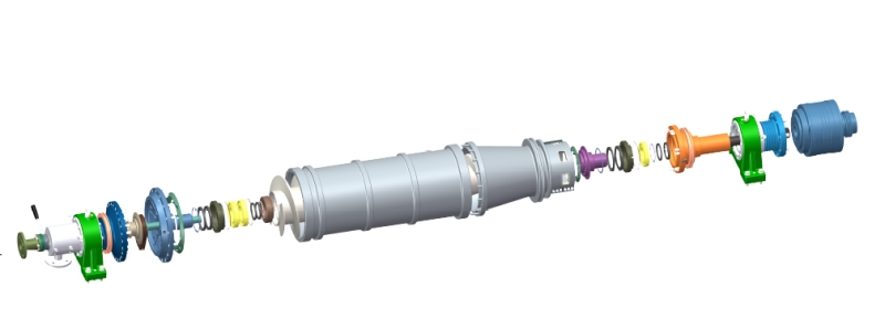 V2_3_Phase_Decanter__ 三相卧螺离心理转鼓总成
